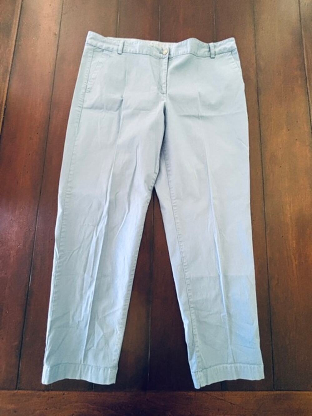 Talbots Weekend Chino Women’s Size 16‎ Periwinkle Blue Cotton Stretch Pants